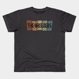 The Breeders - Retro Pattern Kids T-Shirt